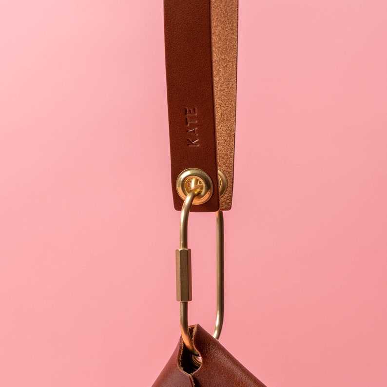 Leather Wristlet Keychain Gifts for her and him Anniversary Gift Birthday Gift#7