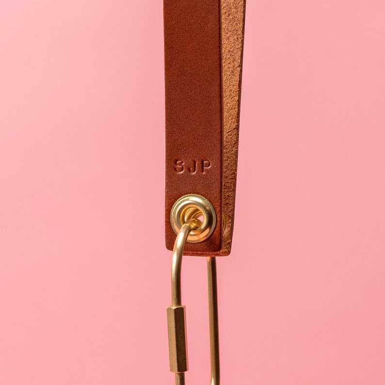 Leather Wristlet Keychain Gifts for her and him Anniversary Gift Birthday Gift#6