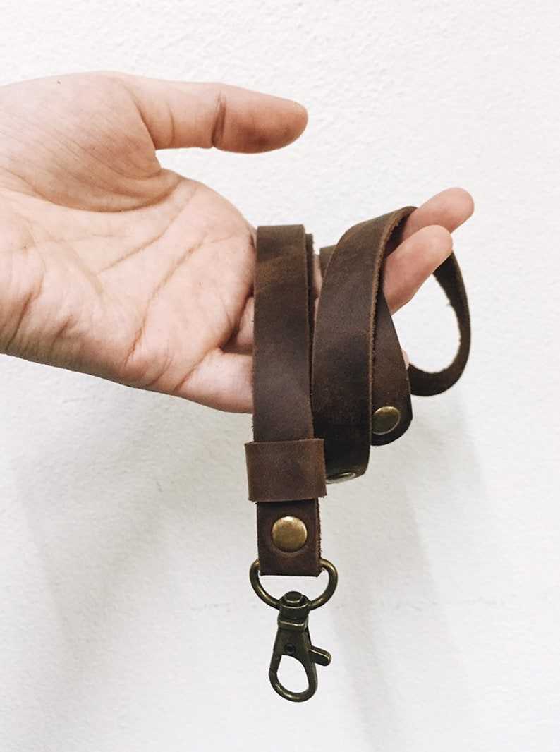 Leather keychain Gifts for her and him Anniversary Gift Birthday Gift#5