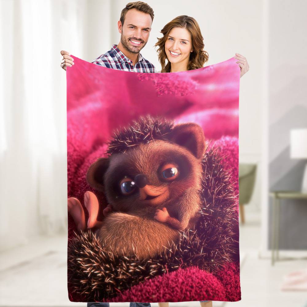 Hedgehog discount christmas blanket