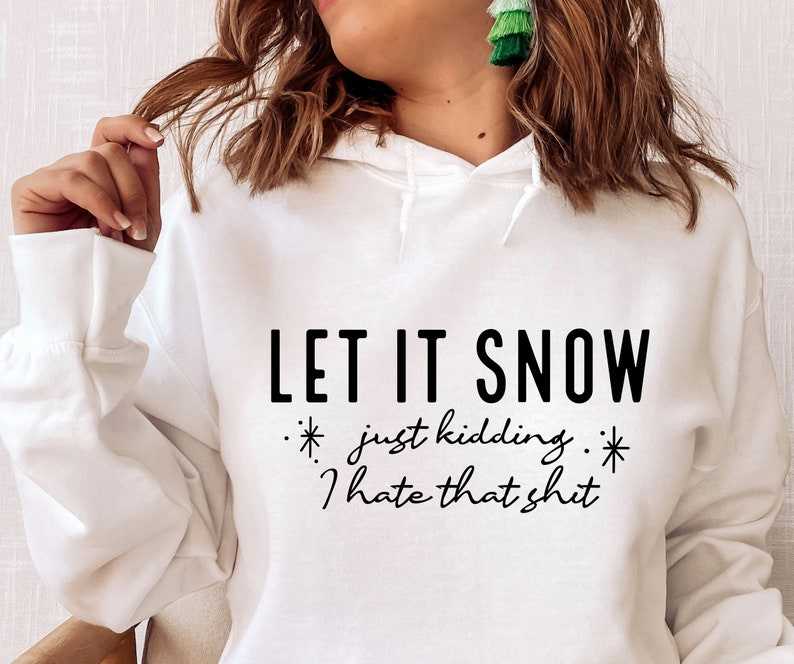 Funny Christmas Shirt Svg, Funny Let It Snow SVG PNG Merry Christmas Svg#2