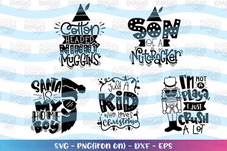Funny Christmas Svg, Christmas Bundle Pack SVG Christmas Kids Magical Bundle#2