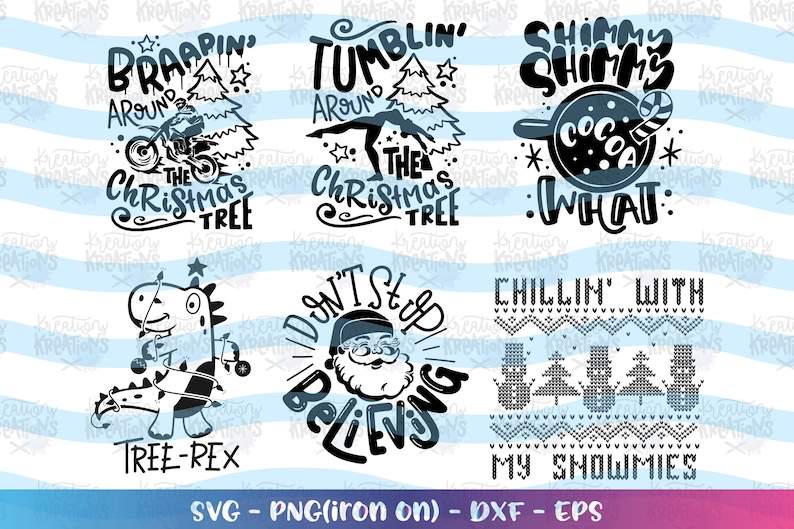 Funny Christmas Svg, Christmas Bundle Pack SVG Christmas Kids Magical Bundle#3
