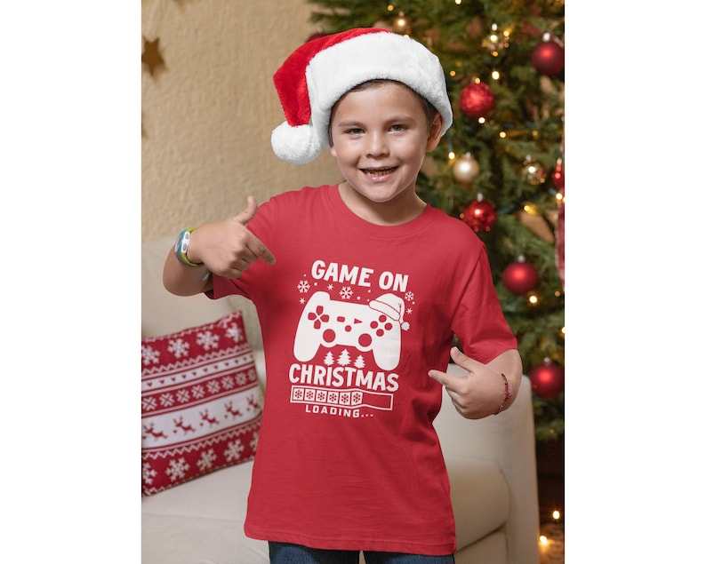 Funny Christmas Shirt Svg, Game on Christmas SVG#3