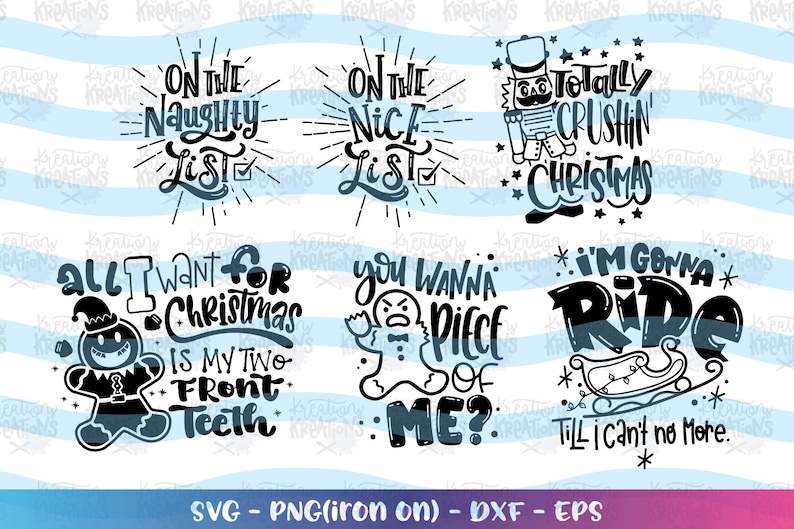 Funny Christmas Svg, Christmas Bundle Pack SVG Christmas Kids Magical Bundle#4