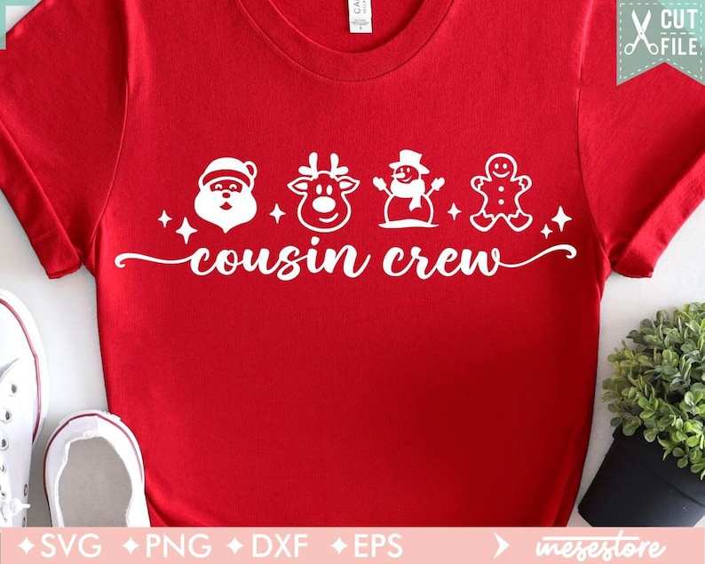 Funny Christmas Shirt Svg, Christmas Cousin Crew Svg#1