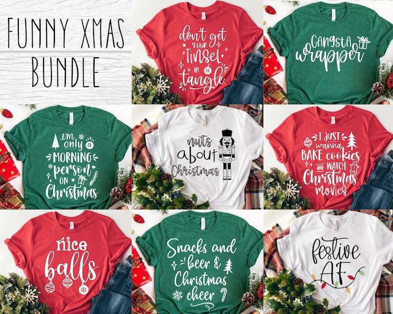 Funny Christmas Shirt Svg, SVG for Cricut - Christmas Bundle SVG bundle - Digital Download#1