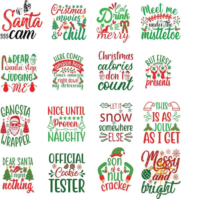Funny Christmas Ornament Svg, Funny Christmas SVG Bundle Xmas svg#3