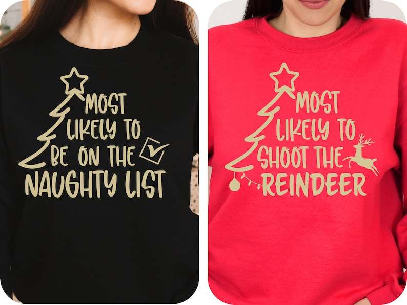 Funny Christmas Ornament Svg, Most Likely To Svg#4