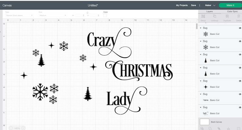 Funny Christmas Shirt Svg, Crazy Christmas Lady SVG PNG Winter Svg#6
