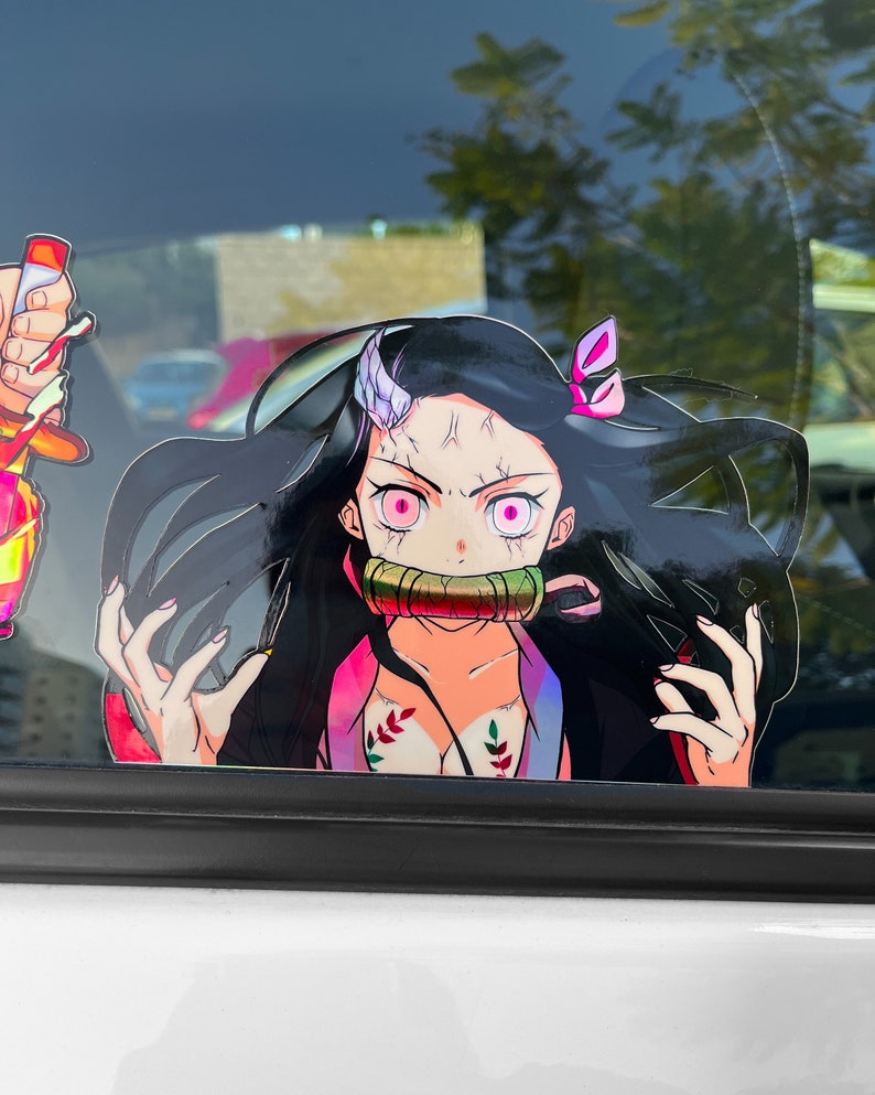 Jujitsu Fighters Sensei Blindfold Peeking Kawaii Anime Sticker Decal Car  Peeker - Walmart.com