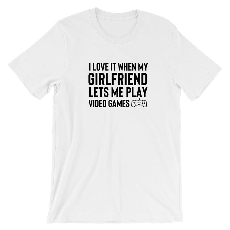 I Love (When) My Girlfriend (Lets Me Play Video Games) Funny Black