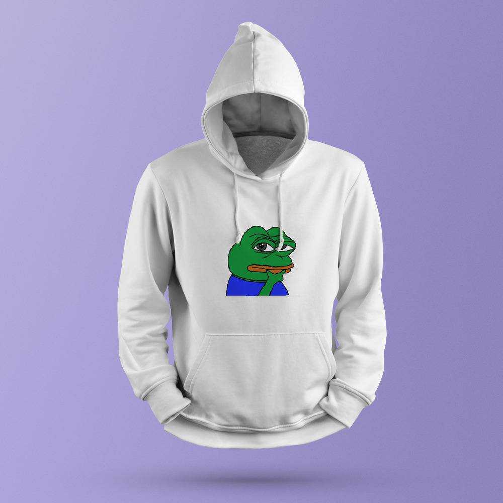 Thinking Meme Hoodie Frog Hoodie thinkingmeme.store