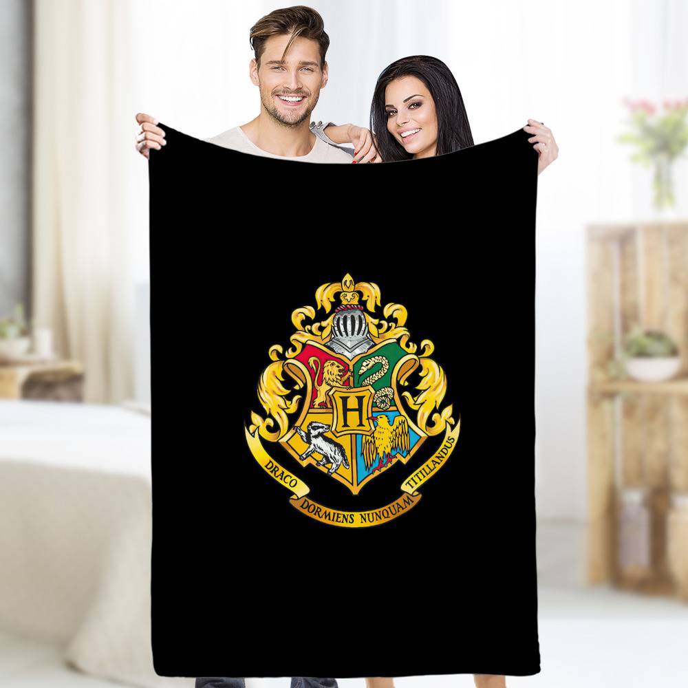 Harry Potter Blanket Throw Blanket Size 50x60 Hogwarts Blanket