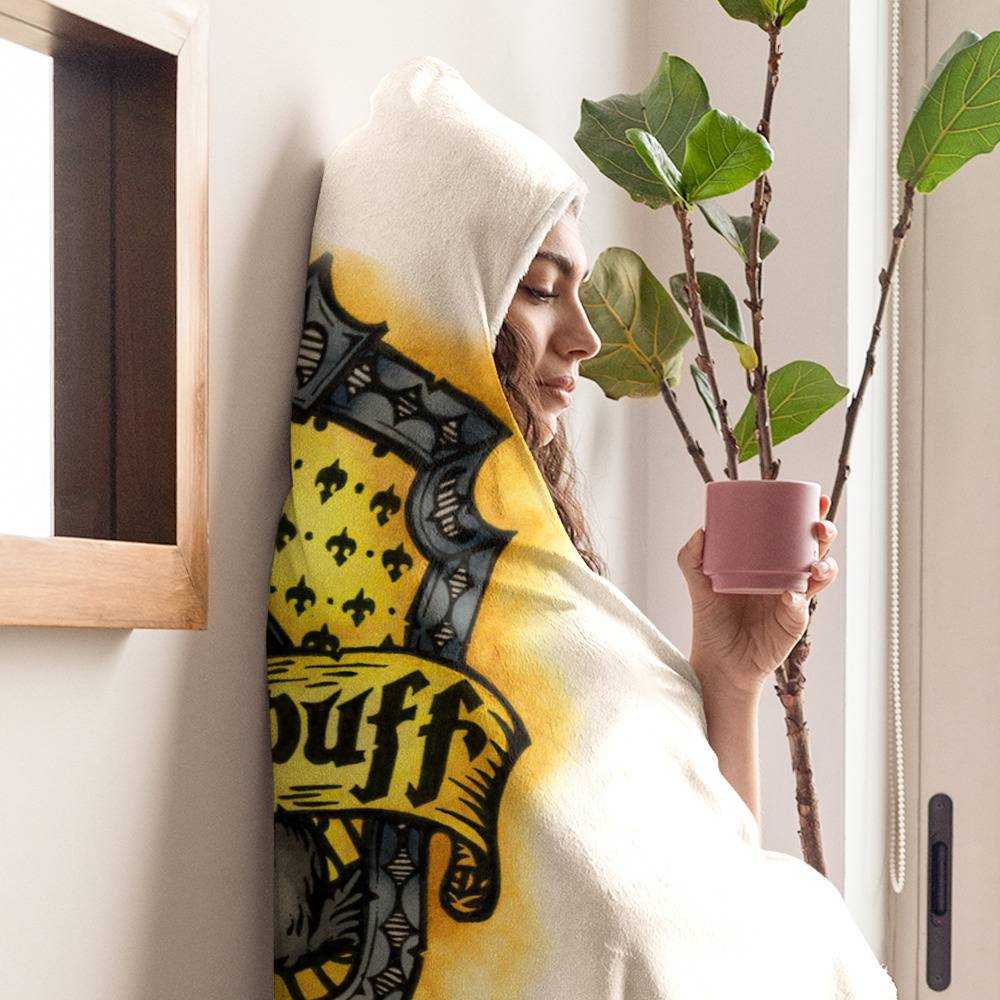 Hufflepuff 2025 hooded blanket