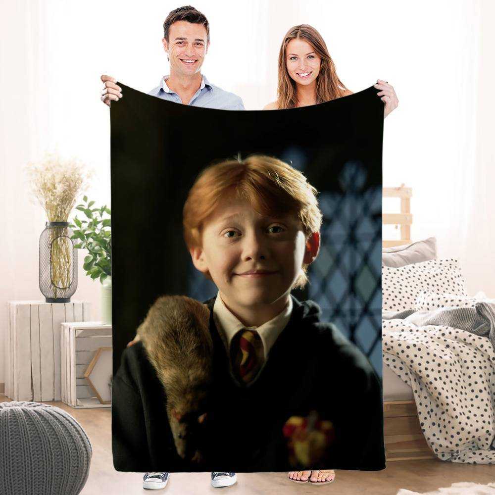Harry Potter Lightweight Baby Blanket, 30X40, Whimsical Gryffindor Unisex  for Infants Girls & Boys