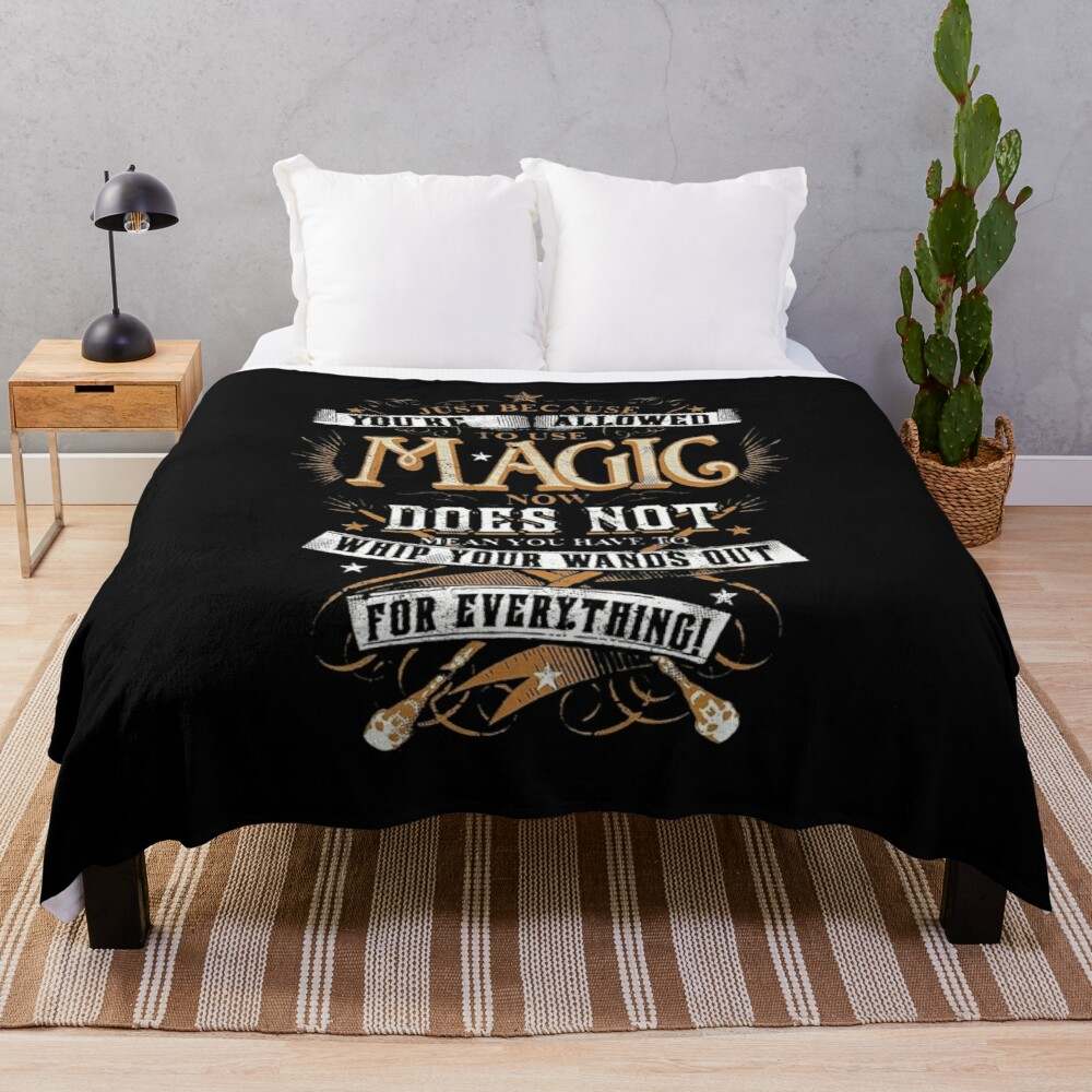 Harry potter magic discount blanket