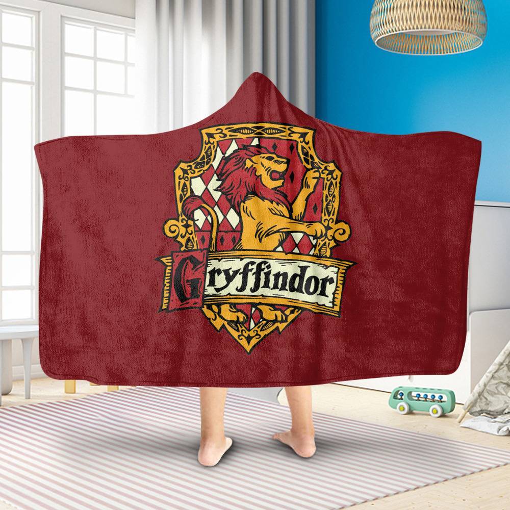 Harry Potter Blanket Hoodie Blanket 50x40 Gryffindor Hooded