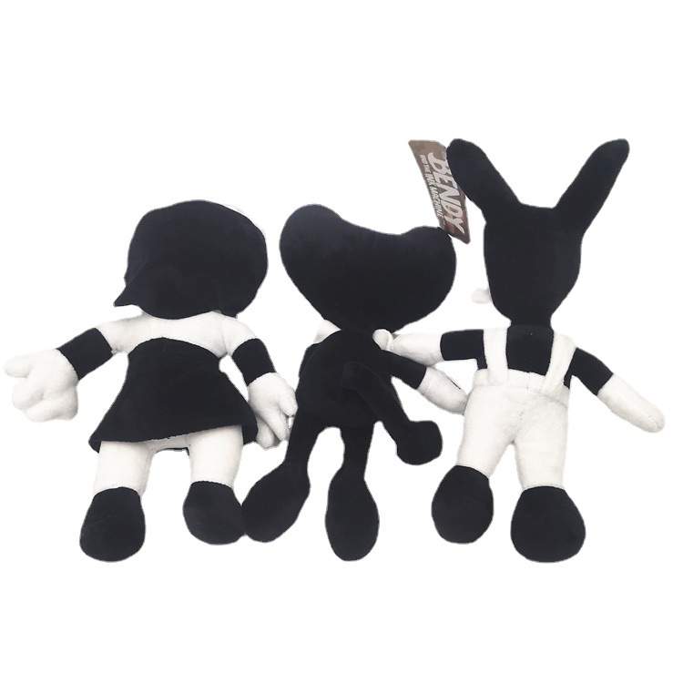 INK BENDY Plush 8 Black & White Bendy and the Ink Machine NEW