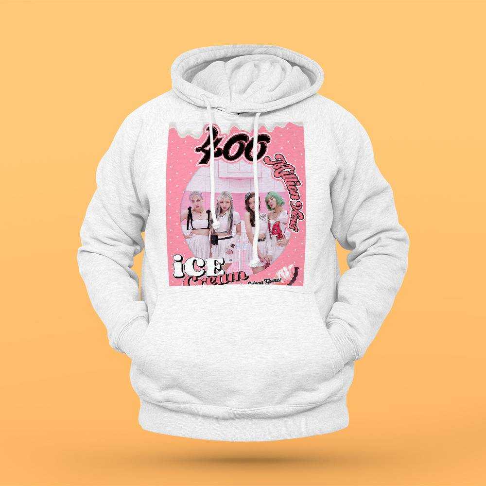 Blackpink Brand Hoodie Pullover Sweatshirt Logo IceCream, Babies & Kids,  Babies & Kids Fashion on Carousell