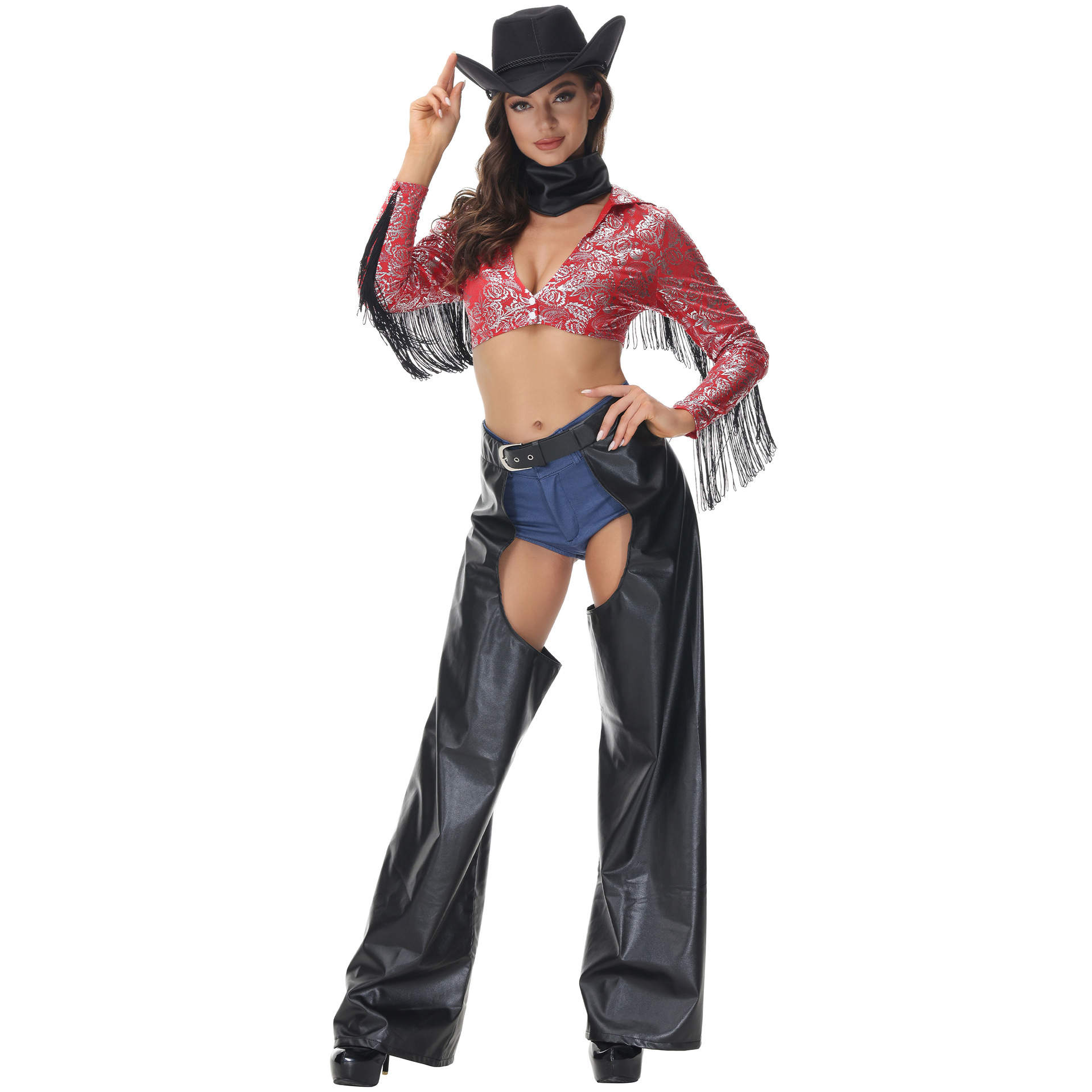 Wild West cowboy costume for Kids. Express delivery