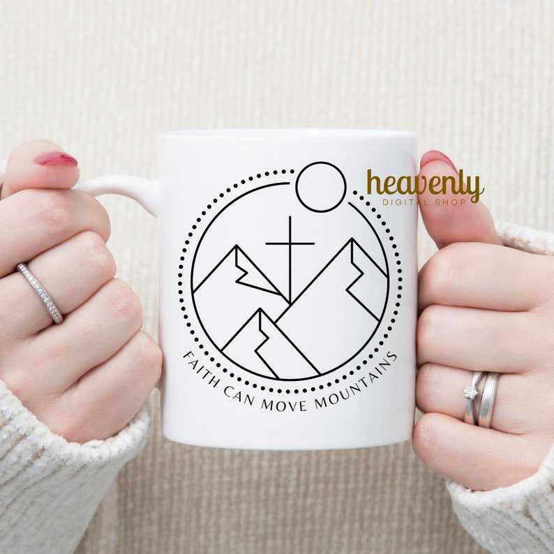 Christian Svg, Faith Can Move Mountains Svg#5