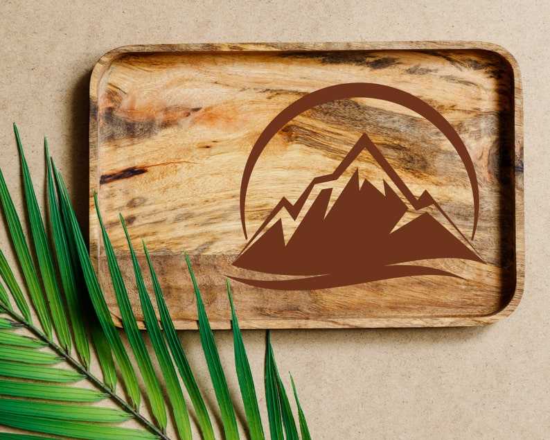 Mountain Scene Svg, Mountain Silhouette Svg#7