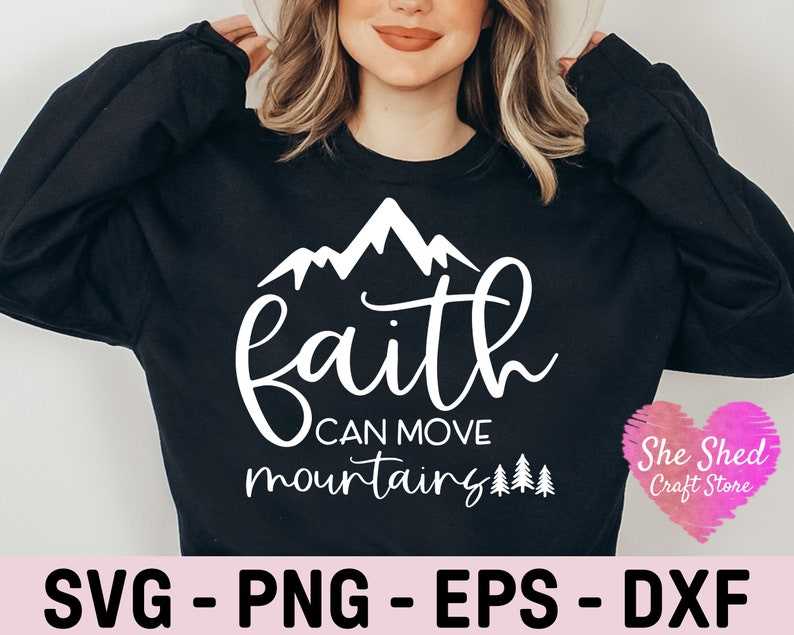 Fearless Svg, Faith Can Move Mountains Svg#2