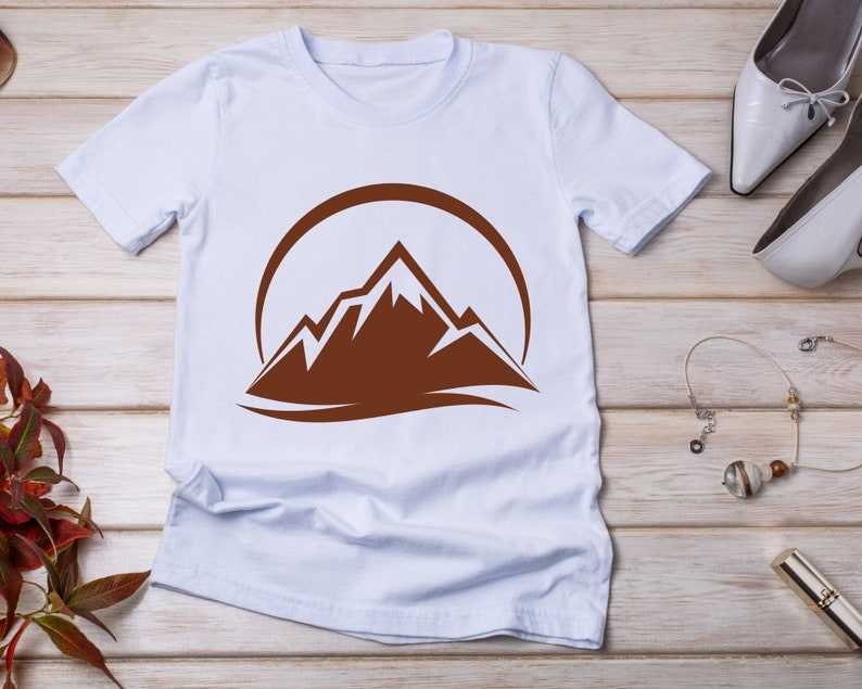 Mountain Scene Svg, Mountain Silhouette Svg#3
