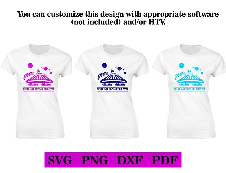 Give Me Some Space Svg, Space Mountain Svg#3