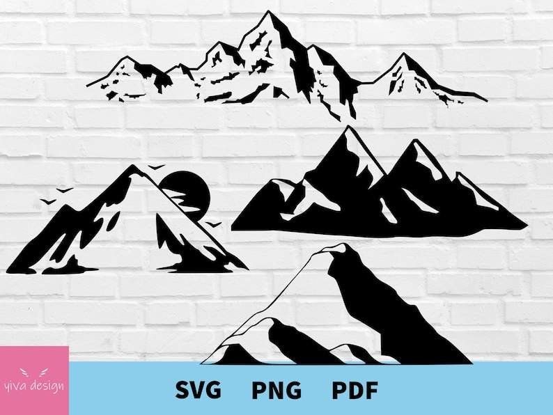 Nature Svg, Mountain Range Svg#7