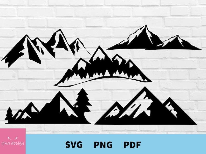 Nature Svg, Mountain Range Svg#4