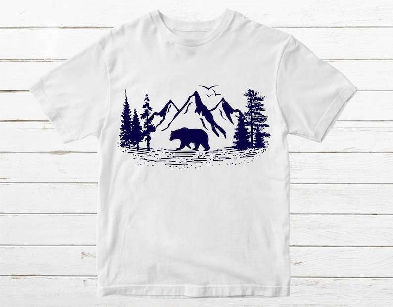Landscape SVG, Mountain Scene Svg#2
