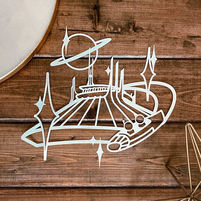 Disneyland Cut File SVG, Space Mountain Svg#4