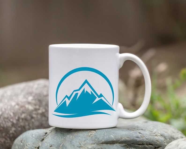 Mountain Scene Svg, Mountain Silhouette Svg#4