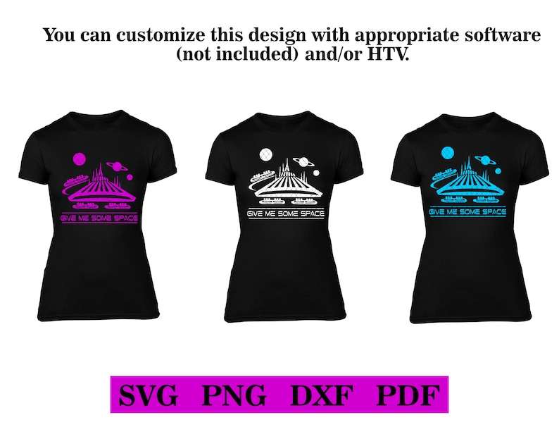 Give Me Some Space Svg, Space Mountain Svg#4