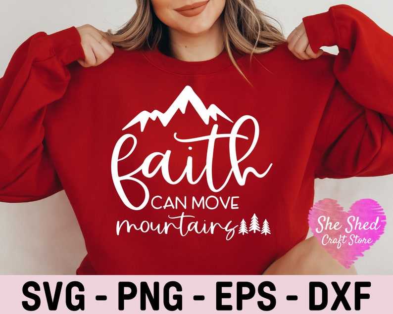 Fearless Svg, Faith Can Move Mountains Svg#4
