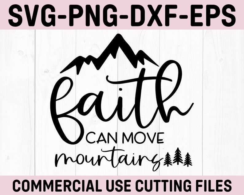 Fearless Svg, Faith Can Move Mountains Svg#7