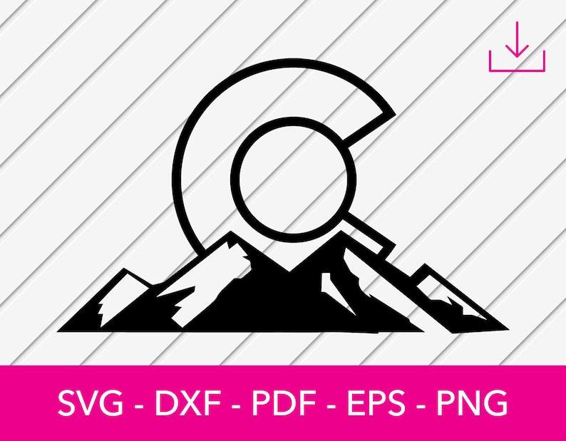 Colorado Svg, Mountain Silhouette Svg#1