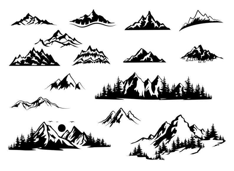 Mountain Bundle SVG, Mountain Svg Free#1