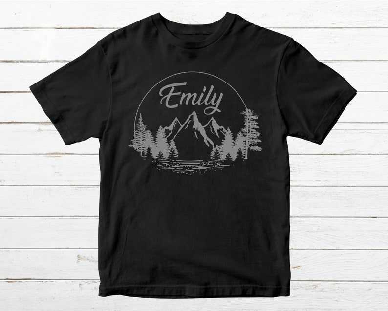 Nature Landscape Svg, Mountains And Trees Svg#3