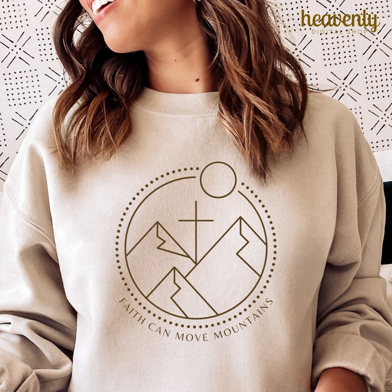 Christian Svg, Faith Can Move Mountains Svg