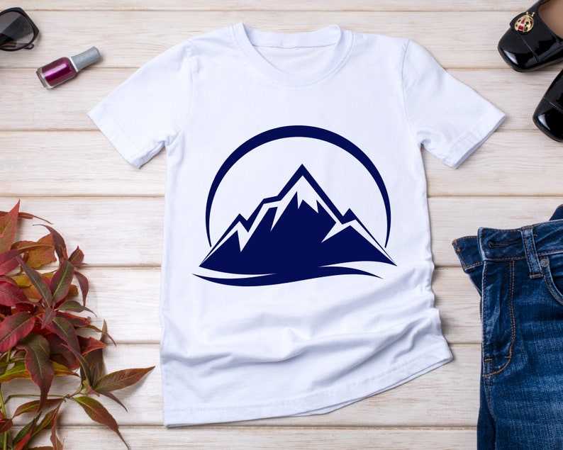 Mountain Scene Svg, Mountain Silhouette Svg#2