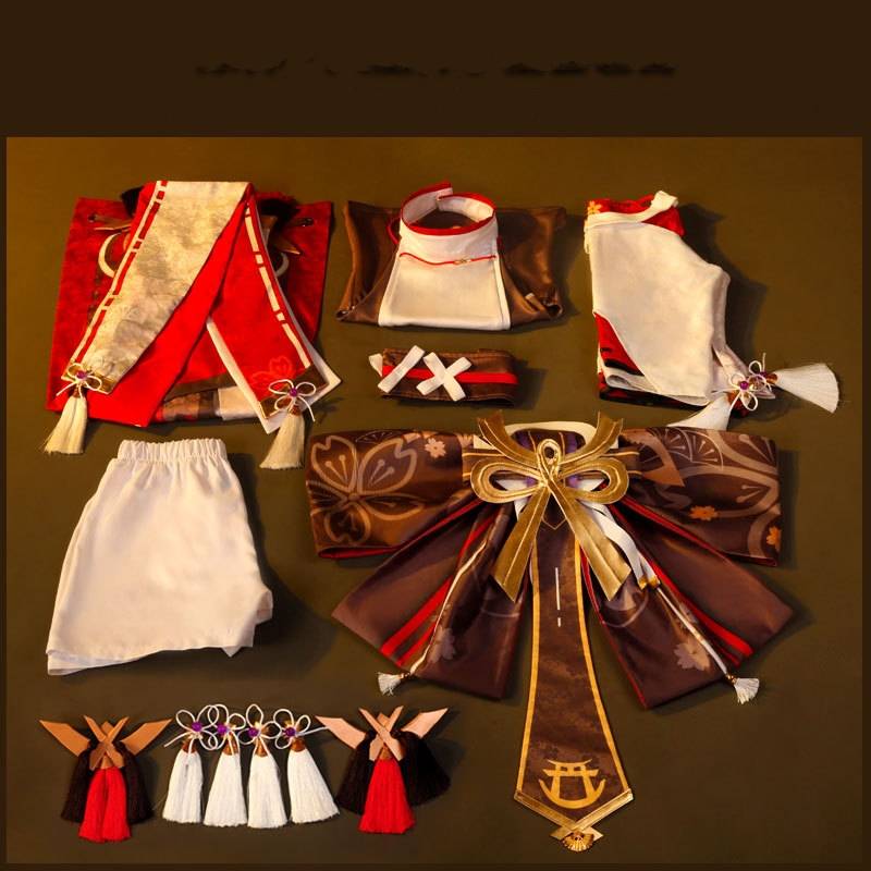 Genshin Impact Yae Miko Kimono Cosplay Costume Accessories