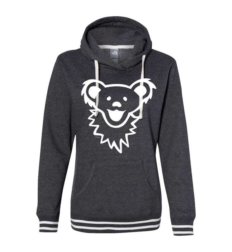 Grateful Dead Men's Trippy Bears Hooded Sweatshirt XX-Large Grey 