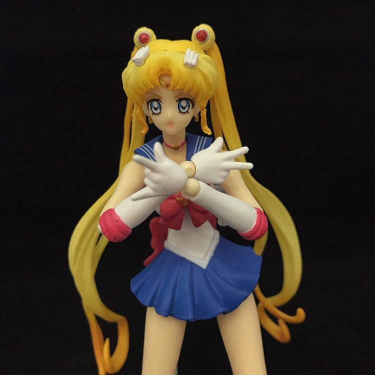 Sailor Moon Figure, Anime Toys Movable Mannequin Figure 6 Inch