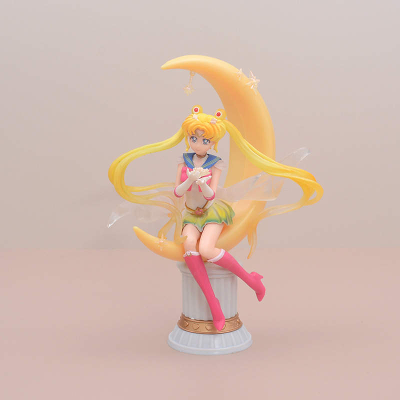 Sailor Moon Figure, Moon Animated Toy Models 8 Inch