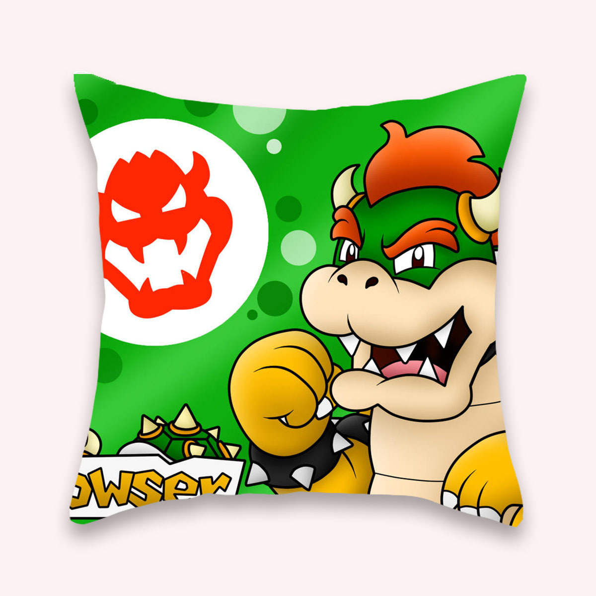 Custom Super Mario Bowser Jr Throw Pillow By Mdk Art - Artistshot