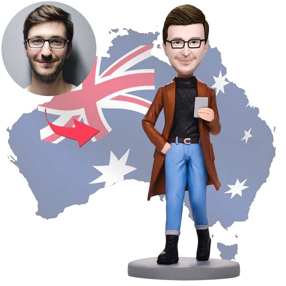 Modern Custom Bobble Heads AU
