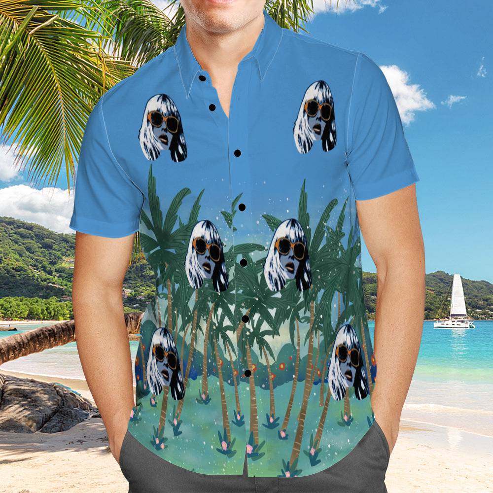 The Strokes Pattern 3D Full Print Hawaiian Shirt